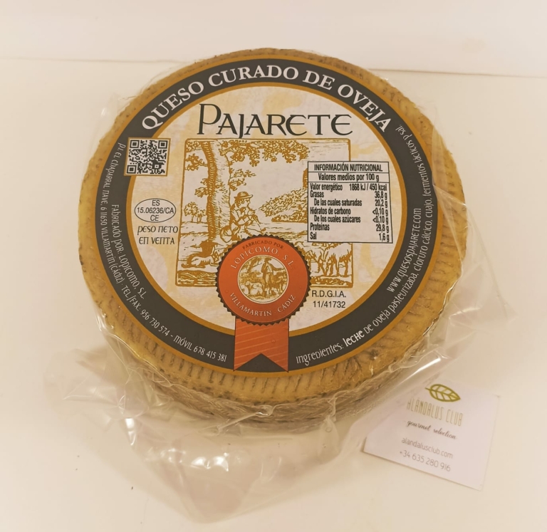 Queso Curado De Oveja Kg Pajarete