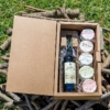 Lote de regalo de amontillado con conservas cantizano, regalos originales