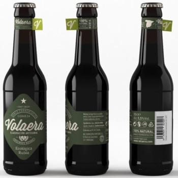 buy spanish Organic craft blond beer La Volaera