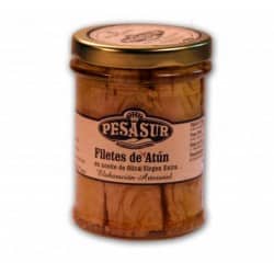 buy spanish Tuna fillets in organic olive oil Pesasur
