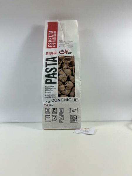 Conchiglie eco-pasta artesana ecológica 400g Spiga Negra
