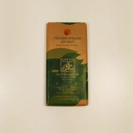Acheter Chocolat noir pur (70% cacao) artisanal au miel 125g - La Molienda Verde