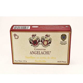 Acheter Sardines à l'huile d'olive 115g - Conserves Angelachu