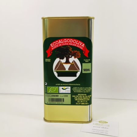Acheter Bidon d'huile d'olive extra vierge écologique - Algodoliva 500ml