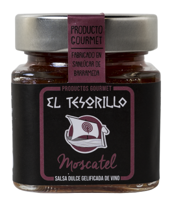 mermelada de moscatel, producto típico andaluz, salsa gelificada de vino