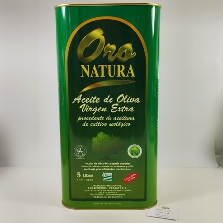 Acheter Bidon d'huile d'olive écologique 5l - Olvera Oro Natura