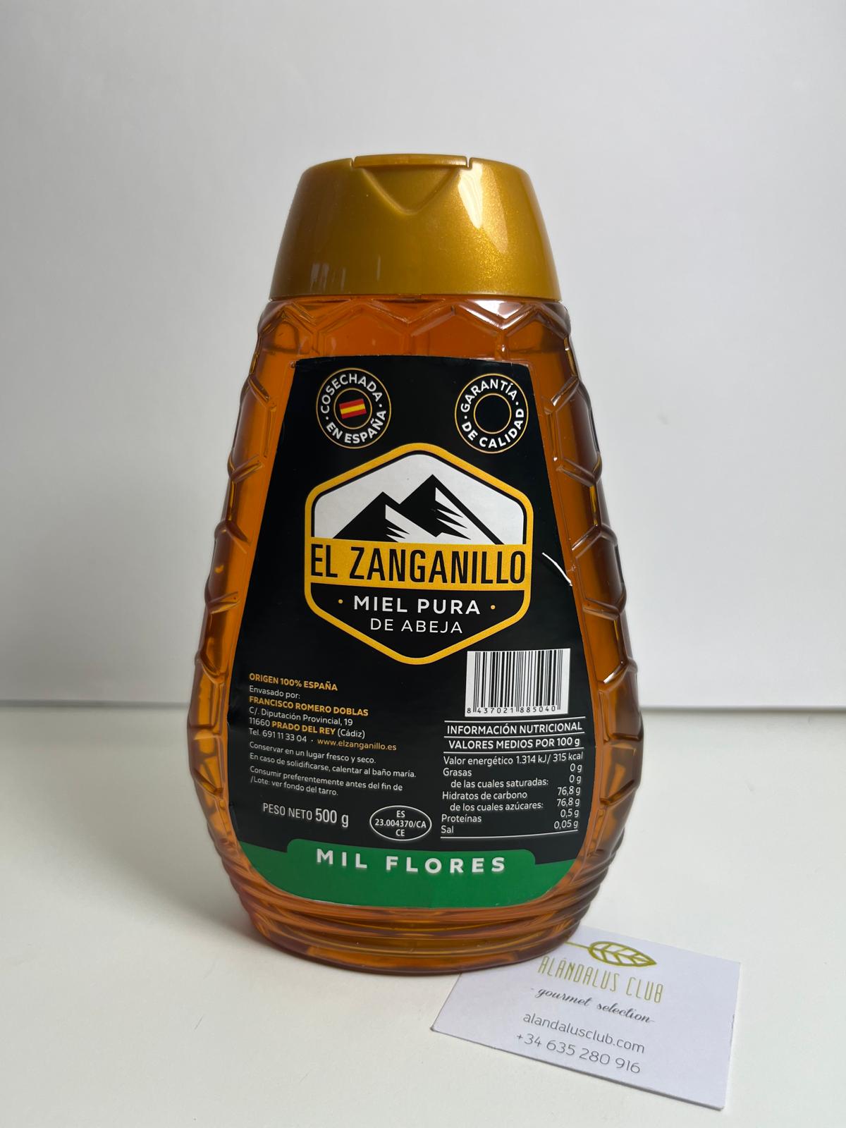 Miel en dosificador El Zanganillo 500g