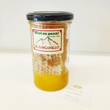 miel con panal el zanganillo de la Sierra de Cádiz, miel origen España