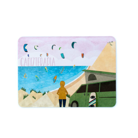 buy spanish al andalus Enjoy the wind- Magnet-Be Guiri.  This magnet try to going back to that landscape that you enjoyed so much during the holidays every morning. With this magnet is easier going back to this. Thus they will never forget those details that make Cadiz unique.