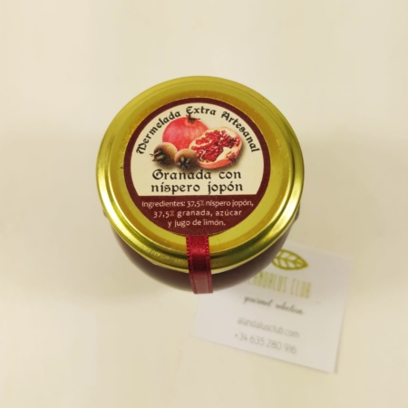 buy Spanish pomegranate with medlar jam - Licores Grazalemeños online alandalus club