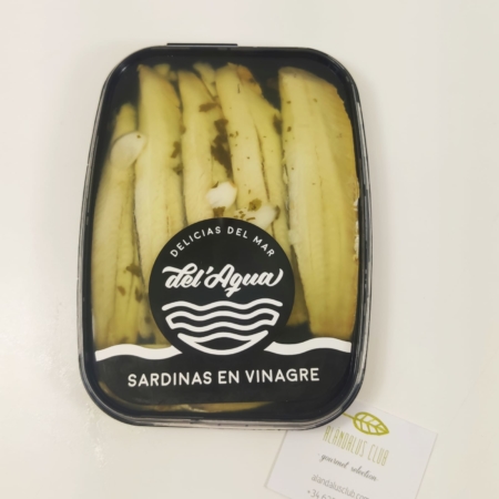 Acheter Sardines au vinaigre 100g - Del'Aqua Delicias del Mar