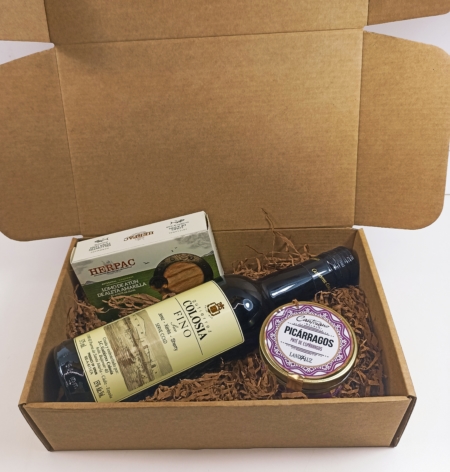 Pack de produits sélects (vin, thon et pâté)