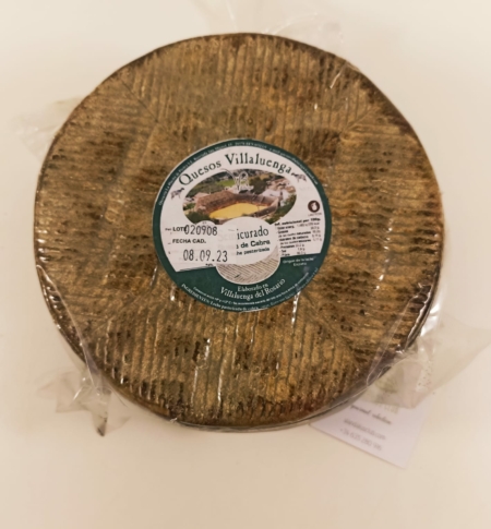 Queso de cabra semicurado 2,1 kg - quesos Villaluenga