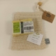 Artisan coconut soap and bag