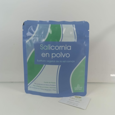 La Salicornia en Polvo es un sustituto natural de la sal, ideal para quienes desean reducir el consumo de sodio sin sacrificar el sabor.