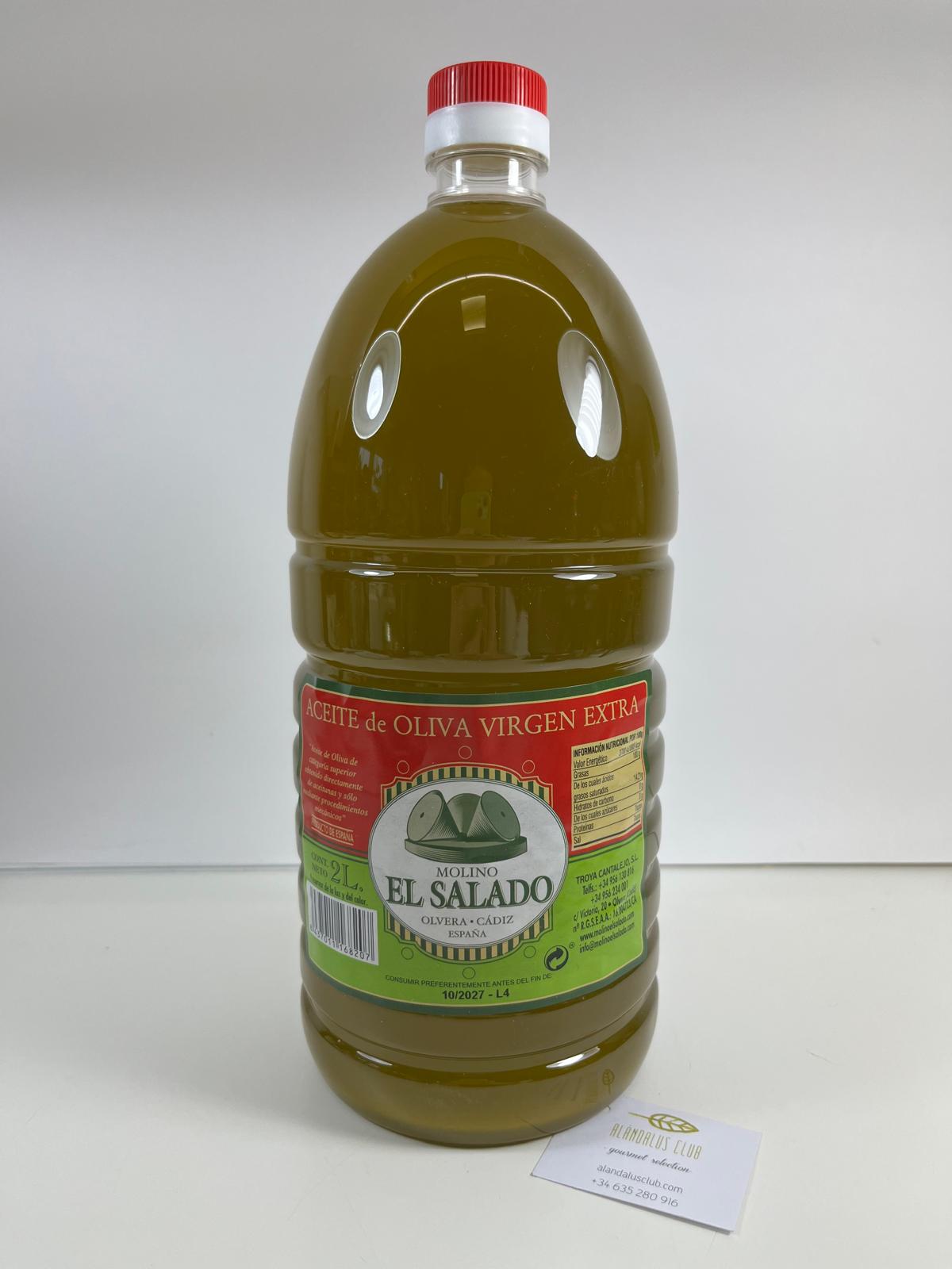 Aceite de Oliva Virgen Extra Garrafa de 2 L - Molino El Salado