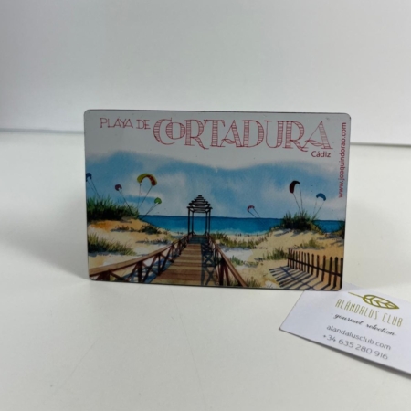 Iman de la Playa de Cortadura 7.5x11cm